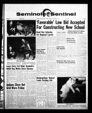 Primary view of object titled 'Seminole Sentinel (Seminole, Tex.), Vol. 58, No. 1, Ed. 1 Thursday, November 19, 1964'.