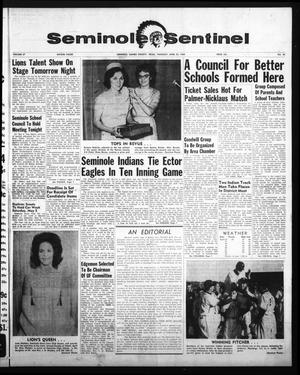 Primary view of object titled 'Seminole Sentinel (Seminole, Tex.), Vol. 57, No. 23, Ed. 1 Thursday, April 23, 1964'.