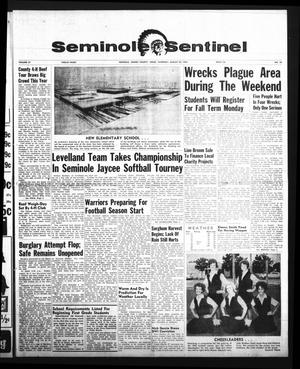 Primary view of object titled 'Seminole Sentinel (Seminole, Tex.), Vol. 57, No. 40, Ed. 1 Thursday, August 20, 1964'.