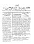 Primary view of The Community Bulletin (Abilene, Texas), No. 29, Saturday, March 2, 1968