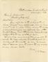 Primary view of [Letter from I. G. Vore to J. W. Denver, November 29, 1883]