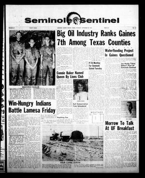 Primary view of object titled 'Seminole Sentinel (Seminole, Tex.), Vol. 57, No. 45, Ed. 1 Thursday, September 24, 1964'.