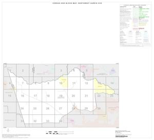 Primary view of object titled '2000 Census County Subdivison Block Map: Northwest Harris CCD, Texas, Index'.