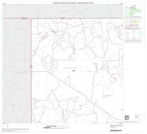 Primary view of object titled '2000 Census County Subdivison Block Map: Mason West CCD, Texas, Block 1'.