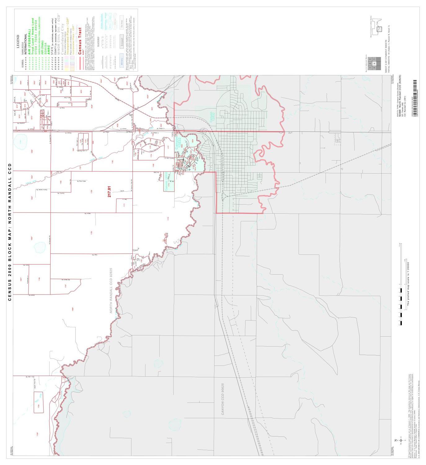 2000 Census County Subdivison Block Map: North Randall CCD, Texas, Block 6
                                                
                                                    [Sequence #]: 1 of 1
                                                
