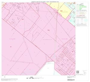 Primary view of object titled '2000 Census County Subdivison Block Map: East Jefferson CCD, Texas, Block 13'.
