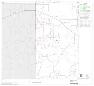 Primary view of object titled '2000 Census County Subdivison Block Map: Crowell CCD, Texas, Block 3'.