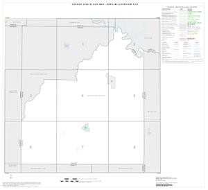 Primary view of object titled '2000 Census County Subdivison Block Map: Eden-Millersview CCD, Texas, Index'.