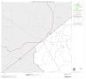 Map: 2000 Census County Subdivison Block Map: Groveton CCD, Texas, Block 1