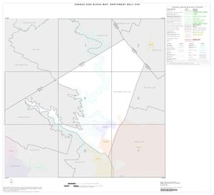 Primary view of object titled '2000 Census County Subdivison Block Map: Northwest Bell CCD, Texas, Index'.