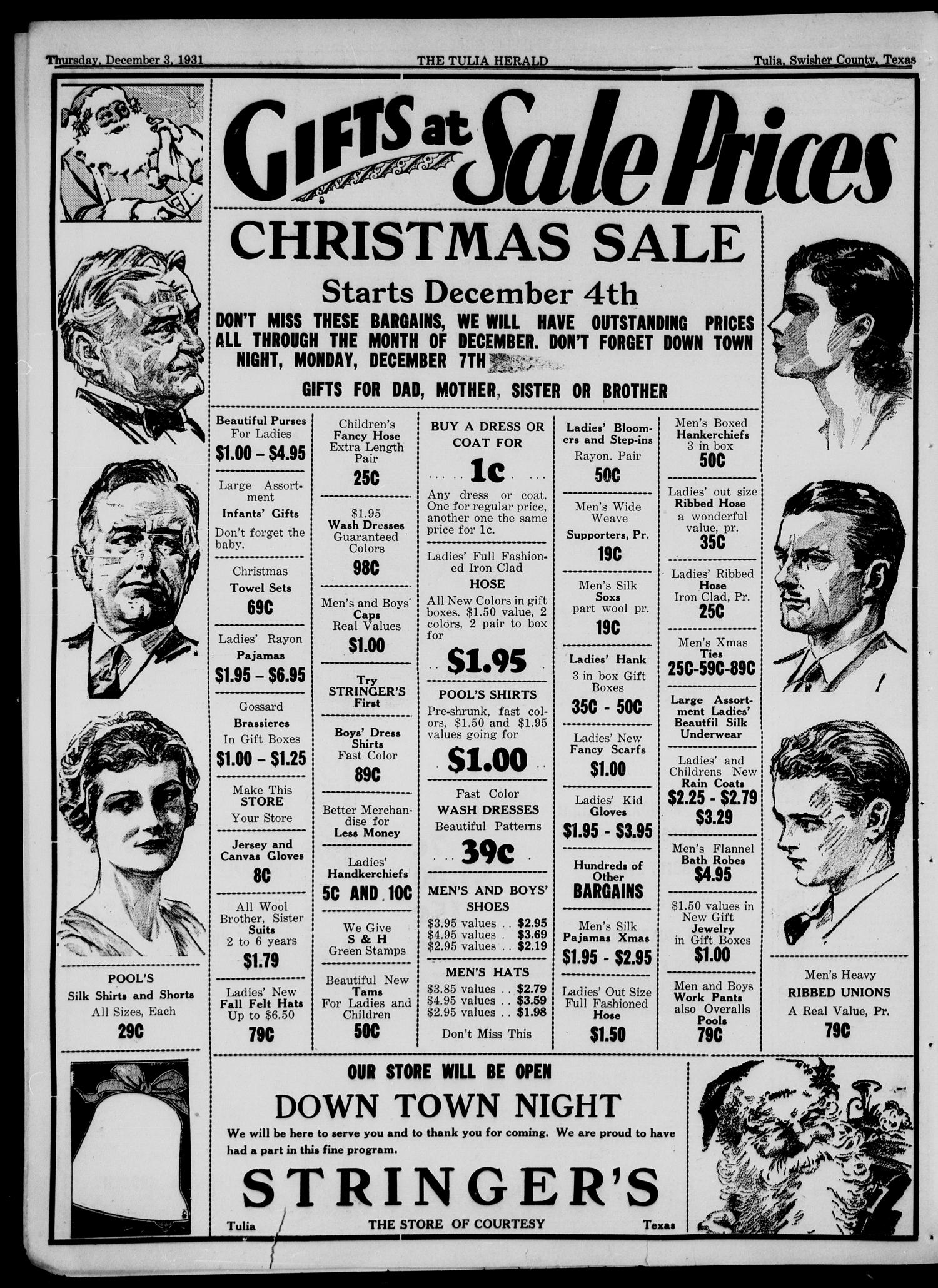 The Tulia Herald (Tulia, Tex), Vol. 22, No. 49, Ed. 1, Thursday, December 3, 1931
                                                
                                                    6
                                                