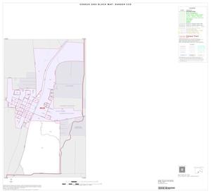 Primary view of object titled '2000 Census County Subdivison Block Map: Sanger CCD, Texas, Inset B01'.