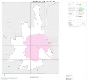Primary view of object titled '2000 Census County Subdivison Block Map: Marshall CCD, Texas, Index'.