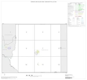 Primary view of object titled '2000 Census County Subdivison Block Map: Brackettville CCD, Texas, Index'.