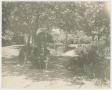 Primary view of [Photograph of Annie and John Sharpe Sitting in a Garden]