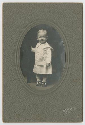 Primary view of object titled '[Photograph of Infant John M. Sharpe, Jr.]'.