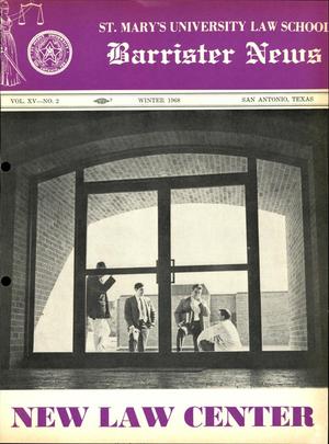 Barrister News, Volume 15, Number 2, Winter, 1968