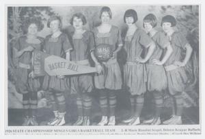 Primary view of object titled '1926 State Championship Mingus Girls Basketball Team'.