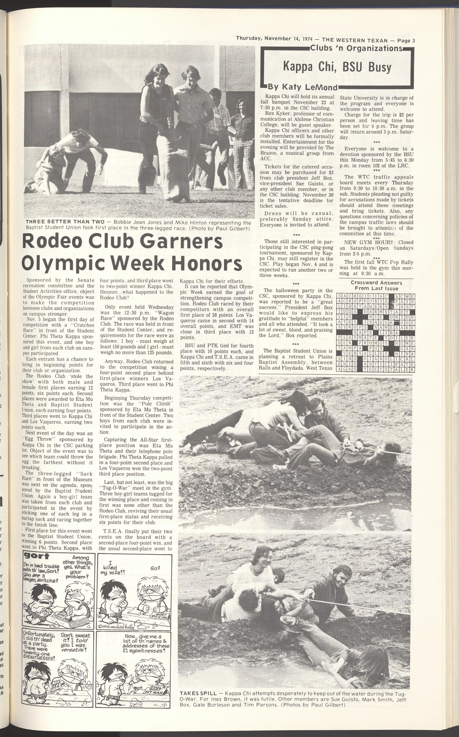 Western Texan (Snyder, Tex.), Vol. 4, No. 5, Ed. 1 Thursday, November 14, 1974
                                                
                                                    [Sequence #]: 3 of 6
                                                