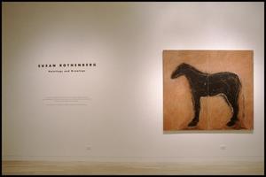 Primary view of object titled 'Susan Rothenberg: Paintings and Drawings [Exhibition Photographs]'.