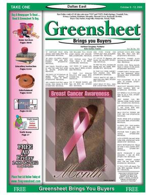Primary view of object titled 'The Greensheet (Dallas, Tex.), Vol. 30, No. 181, Ed. 1 Friday, October 6, 2006'.