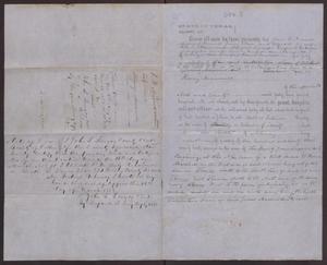 Primary view of object titled '[Deed Distributing Land of J. W. Maxwell Among His Heirs]'.