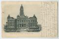 Primary view of [Postcard of Tarrant County Courthouse]