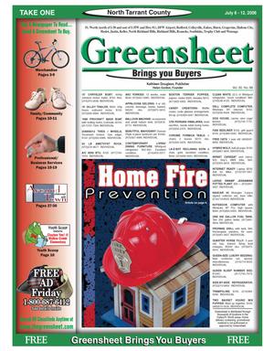 Primary view of object titled 'The Greensheet (Fort Worth, Tex.), Vol. 30, No. 88, Ed. 1 Thursday, July 6, 2006'.