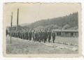 Photograph: [Two Columns of Captured German Soldiers]
