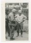 Thumbnail image of item number 1 in: '[Two Soldiers Standing with Colonel Charles Bromley]'.