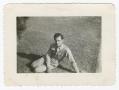 Photograph: [William Giannopoulos Reclining on the Ground]