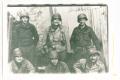 Photograph: [Six Soldiers Posing by a Wall]