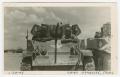 Photograph: [William Giannopoulos and Richard Mauger in a M5 Light Tank]