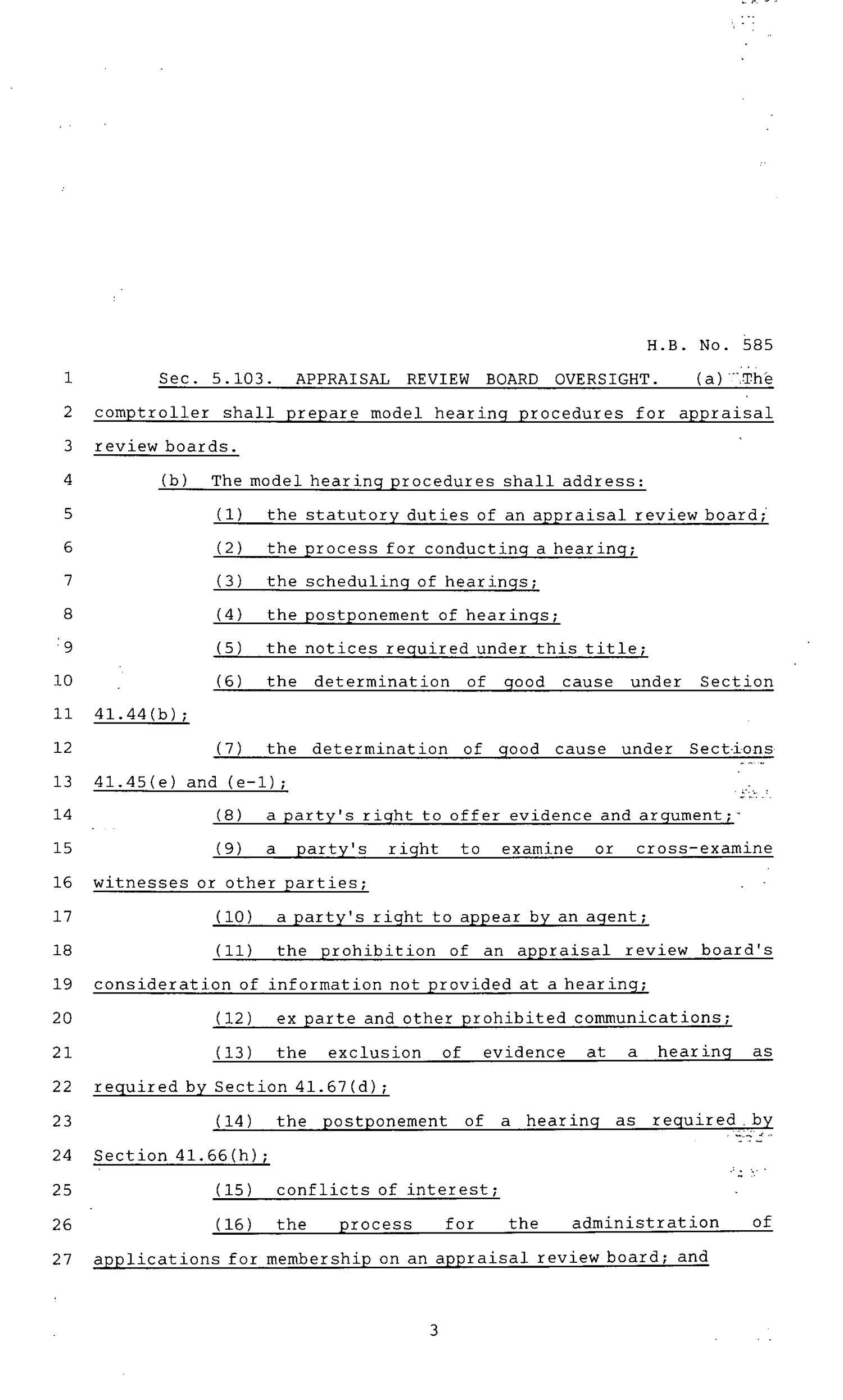 83rd Texas Legislature, Regular Session, House Bill 585, Chapter 1259
                                                
                                                    [Sequence #]: 3 of 33
                                                