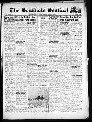 Primary view of object titled 'The Seminole Sentinel (Seminole, Tex.), Vol. 34, No. 22, Ed. 1 Thursday, July 10, 1941'.