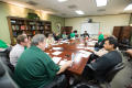 Photograph: [Mayborn School of Journalism staff meeting]