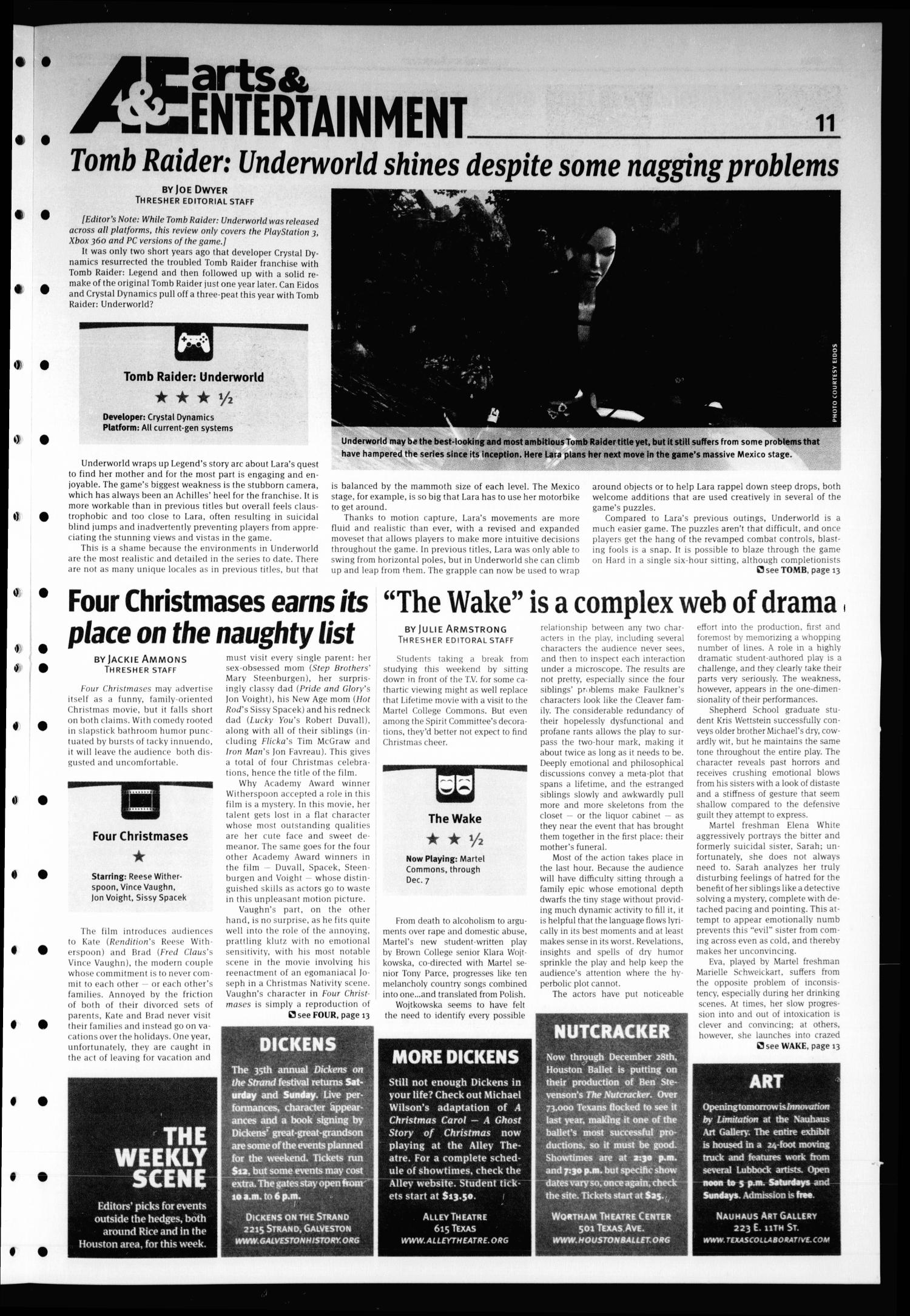 The Rice Thresher, Vol. 96, No. 14, Ed. 1 Friday, December 5, 2008
                                                
                                                    [Sequence #]: 11 of 20
                                                