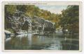 Primary view of [Postcard of the Grottoes on Lovers' Retreat]