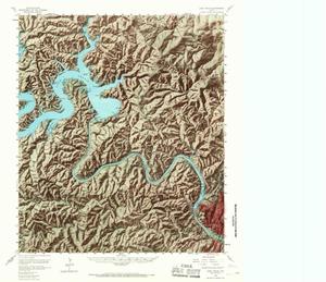 Primary view of object titled 'Lake Travis Quadrangle'.