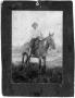 Photograph: C.S. Branum on His Cutting Horse