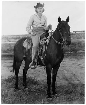Primary view of object titled 'Caroline Cox on her Horse'.