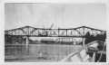 Photograph: [The construction of the Brazos River Bridge in final phase.]
