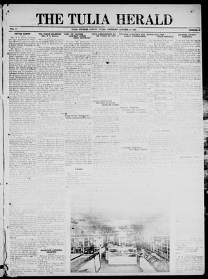 Primary view of object titled 'The Tulia Herald (Tulia, Tex), Vol. 17, No. 43, Ed. 1, Thursday, October 21, 1926'.