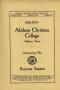 Book: Catalog of Abilene Christian College, 1934