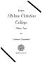 Book: Catalog of Abilene Christian College, 1941-1942