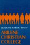Book: Catalog of Abilene Christian College, 1975-1977