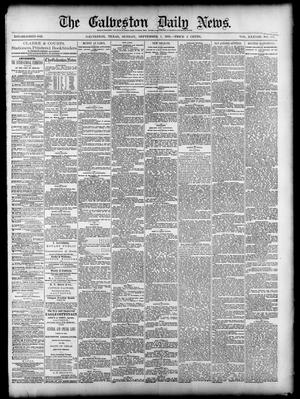 Primary view of object titled 'The Galveston Daily News. (Galveston, Tex.), Vol. 38, No. 145, Ed. 1 Sunday, September 7, 1879'.
