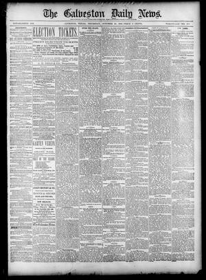 Primary view of The Galveston Daily News. (Galveston, Tex.), Vol. 39, No. 188, Ed. 1 Thursday, October 28, 1880