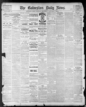 Primary view of The Galveston Daily News. (Galveston, Tex.), Vol. 42, No. 189, Ed. 1 Thursday, September 27, 1883
