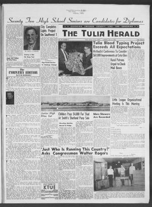 Primary view of object titled 'The Tulia Herald (Tulia, Tex), Vol. 49, No. 21, Ed. 1, Thursday, May 22, 1958'.